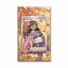 Khung thiết kế Furisode Girl 190-195 Ultra Rare Silver Tempest bảo vệ thẻ bài - Extended Art Case for trading card Pokemon