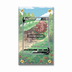 Khung thiết kế Greedent V 257-264 SIR SAR Fusion Strike Alternate Art bảo vệ thẻ bài - Extended Art Case for trading card Pokemon