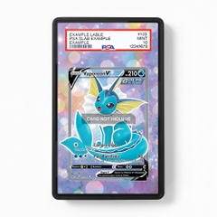 Khung thiết kế Vaporeon V Secret Rare SR Evolving Skies bảo vệ thẻ bài - Extended Art Case for trading card Pokemon