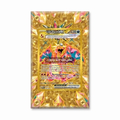 Khung thiết kế Charizard ex 228-197 Hyper Rare Obsidian Flames bảo vệ thẻ bài - Extended Art Case for trading card Pokemon