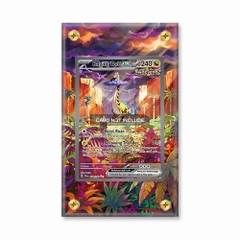 Khung thiết kế Raging Bolt ex 208-162 SIR SAR Temporal Forces bảo vệ thẻ bài - Extended Art Case for trading card Pokemon