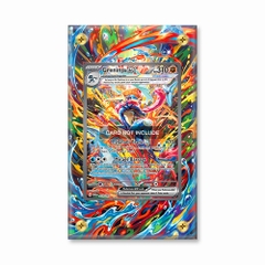 Khung thiết kế Greninja ex 214-167 SIR SAR Twilight Masquerade bảo vệ thẻ bài - Extended Art Case for trading card Pokemon