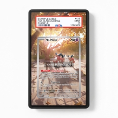 Khung thiết kế Mr Mime 179-165 IR AR Pokemon 151 bảo vệ thẻ bài - Extended Art Case for trading card Pokemon