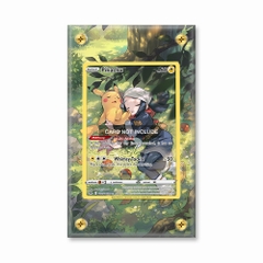 Khung thiết kế Pikachu TG05 Trainer Gallery Lost Origin bảo vệ thẻ bài - Extended Art Case for trading card Pokemon