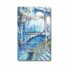 Khung thiết kế Dragonair 181-165 IR AR Pokemon 151 bảo vệ thẻ bài - Extended Art Case for trading card Pokemon