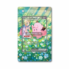 Khung thiết Lillie's Clefairy ex 184-159 SIR SAR Journey Together bảo vệ thẻ bài - Extended Art Case for trading card Pokemon