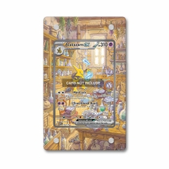 Khung thiết kế Alakazam ex 201-165 SIR SAR Pokemon 151 bảo vệ thẻ bài - Extended Art Case for trading card Pokemon