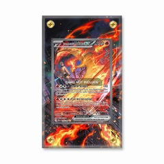 Khung thiết Team Rocket's Moltres ex 229-182 SIR SAR Destined Rivals bảo vệ thẻ bài - Extended Art Case for trading card Pokemon