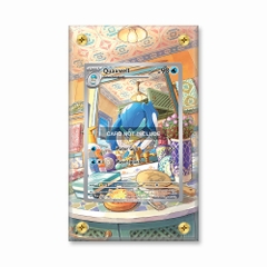 Khung thiết kế Quaxwell 207-193 IR AR Paldea Evolved bảo vệ thẻ bài - Extended Art Case for trading card Pokemon