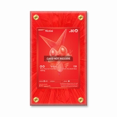 Khung thiết Victini 172-086 BWR Black Bolt bảo vệ thẻ bài - Extended Art Case for trading card Pokemon
