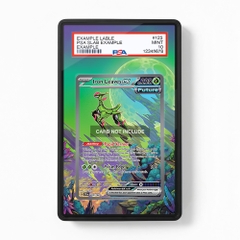 Khung thiết kế Iron Leaves ex 203-162 SIR SAR Temporal Forces bảo vệ thẻ bài - Extended Art Case for trading card Pokemon