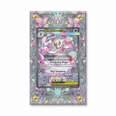 Khung thiết kế Mega Gardevoir ex 201-132 SIR SAR Mega Evolution Base Set bảo vệ thẻ bài - Extended Art Case for trading card Pokemon