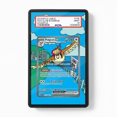 Khung thiết kế Pidgeot ex 225-197 SIR SAR Obsidian Flames bảo vệ thẻ bài - Extended Art Case for trading card Pokemon
