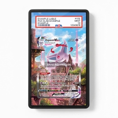 Khung thiết kế Espeon VMAX 270-264 SIR SAR Fusion Strike Alternate Art bảo vệ thẻ bài - Extended Art Case for trading card Pokemon