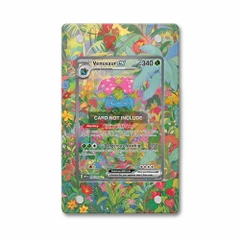 Khung thiết kế Venusaur ex 198 SIR SAR Scarlet & Violet 151 bảo vệ thẻ bài - Extended Art Case for trading card Pokemon