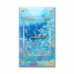 Khung thiết kế Horsea 067-064 IR AR Shrouded Fable bảo vệ thẻ bài - Extended Art Case for trading card Pokemon