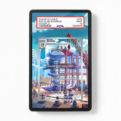 Khung thiết kế Steelix 208-182 IR AR Paradox Rift bảo vệ thẻ bài - Extended Art Case for trading card Pokemon