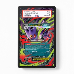 Khung thiết kế Mega Gengar ex 056-094 Double Rare Phantasma Flames bảo vệ thẻ bài - Extended Art Case for trading card Pokemon