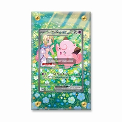 Khung thiết Lillie's Clefairy ex 184-159 SIR SAR Journey Together bảo vệ thẻ bài - Extended Art Case for trading card Pokemon