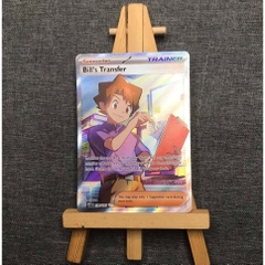 Thẻ hình Pokemon Bill's Transfer 194/165 - Lá bài lẻ Scarlet & Violet 151 Full Art Secret Rare tiếng Anh chính hãng