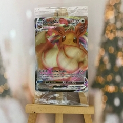 Thẻ hình Pokemon Eevee VMAX SWSH087 - Lá bài lẻ Full Art Promo (Sealed) tiếng Anh chính hãng