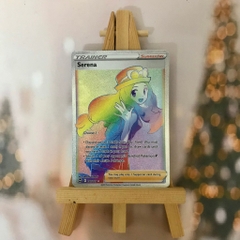 Thẻ hình Pokemon Serena 207/195 - Lá bài lẻ Silver Tempest Hyper Rare tiếng Anh chính hãng