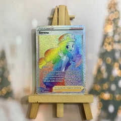 Thẻ hình Pokemon Serena 207/195 - Lá bài lẻ Silver Tempest Hyper Rare tiếng Anh chính hãng
