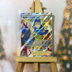 Thẻ hình Pokemon Karen's Conviction 193/198 - Lá bài lẻ Full Art Ultra Rare tiếng Anh chính hãng