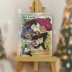Thẻ hình Pokemon Jessie & James 68/68 - Lá bài lẻ Full Art Ultra Rare tiếng Anh chính hãng