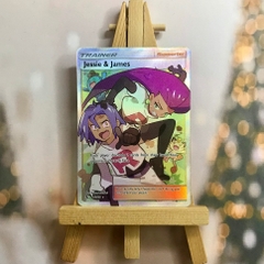 Thẻ hình Pokemon Jessie & James 68/68 - Lá bài lẻ Full Art Ultra Rare tiếng Anh chính hãng