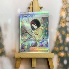 Thẻ hình Pokemon Erika's Invitation - 203/165 - Lá bài lẻ Scarlet & Violet 151 Special Illustration Rare tiếng Anh chính hãng