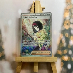 Thẻ hình Pokemon Erika's Invitation - 203/165 - Lá bài lẻ Scarlet & Violet 151 Special Illustration Rare tiếng Anh chính hãng