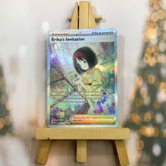 Thẻ hình Pokemon Erika's Invitation - 203/165 - Lá bài lẻ Scarlet & Violet 151 Special Illustration Rare tiếng Anh chính hãng