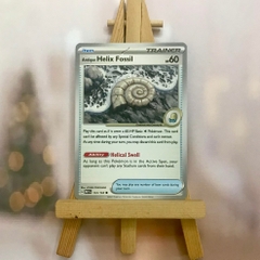 Thẻ hình Pokemon Antique Helix Fossil 153/165 - Lá bài Scarlet & Violet 151 Common Reverse Holo tiếng Anh  chính hãng