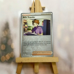 Thẻ hình Pokemon Bill's Transfer 156/165 - Lá bài Scarlet & Violet 151 Common Reverse Holo tiếng Anh chính hãng