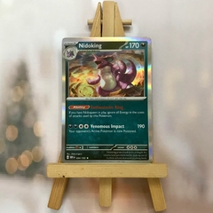 Thẻ hình Pokemon Nidoking 034/165 - Lá bài Scarlet & Violet 151 Holo Rare Reverse Holo tiếng Anh chính hãng