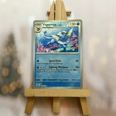 Thẻ hình Pokemon Vaporeon 134/165 - Lá bài Scarlet & Violet 151 Rare Reverse Holo tiếng Anh chính hãng