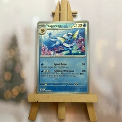Thẻ hình Pokemon Vaporeon 134/165 - Lá bài Scarlet & Violet 151 Rare Reverse Holo tiếng Anh chính hãng