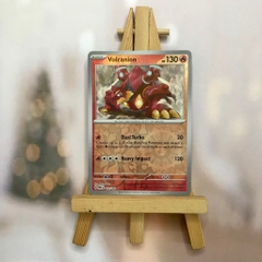 Thẻ hình Pokemon Volcanion 022/182 - Lá bài lẻ Paradox Rift Holo Rare Reverse Holo tiếng Anh chính hãng