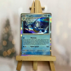 Thẻ hình Pokemon Kingdra 032/182 - Lá bài lẻ Paradox Rift Holo Rare Reverse Holo tiếng Anh chính hãng