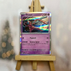Thẻ hình Pokemon Deoxys 074/182 - Lá bài Scarlet & Violet: Paradox Rift Holo Rare Reverse Holo tiếng Anh chính hãng