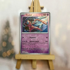 Thẻ hình Pokemon Deoxys 074/182 - Lá bài Scarlet & Violet: Paradox Rift Holo Rare Reverse Holo tiếng Anh chính hãng