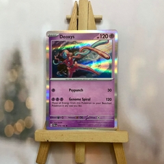 Thẻ hình Pokemon Deoxys 074/182 - Lá bài Scarlet & Violet: Paradox Rift Holo Rare Reverse Holo tiếng Anh chính hãng