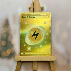 Thẻ hình Pokemon Lightning Energy 257/198 - Lá bài lẻ Scarlet & Violet Base Set Gold Secret Rare tiếng Anh chính hãng