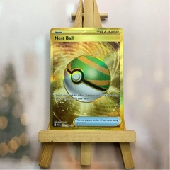 Thẻ hình Pokemon Nest Ball 255/198 - Lá bài lẻ Scarlet & Violet Base Set Gold Secret Rare tiếng Anh chính hãng