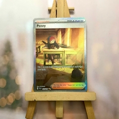 Thẻ hình Pokemon Penny 252/198 - Lá bài lẻ Scarlet & Violet Base Set Special Illustration Rare tiếng Anh chính hãng