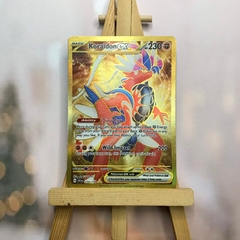 Thẻ hình Pokemon Koraidon ex 254/198 - Lá bài lẻ Scarlet & Violet Base Set Gold Secret Rare tiếng Anh chính hãng