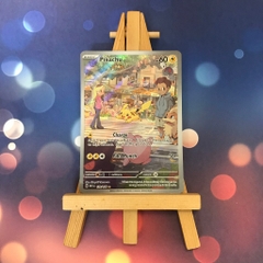 Thẻ hình Pokemon Pikachu 173/165 - Lá bài lẻ Scarlet & Violet 151 Illustration Rare tiếng Anh chính hãng