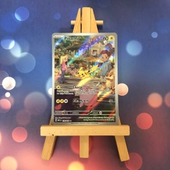 Thẻ hình Pokemon Pikachu 173/165 - Lá bài lẻ Scarlet & Violet 151 Illustration Rare tiếng Anh chính hãng