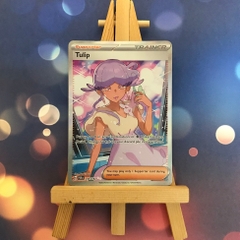 Thẻ hình Pokemon Tulip 244/182 - Lá bài lẻ Paradox Rift Full Art Secret Rare tiếng Anh chính hãng
